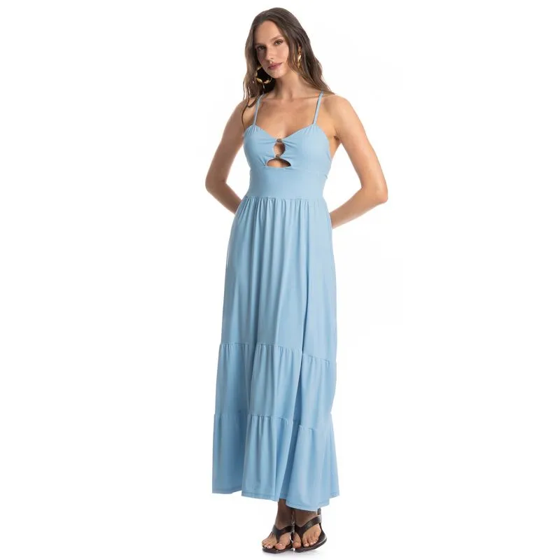 Vestido Jardim Azul/M