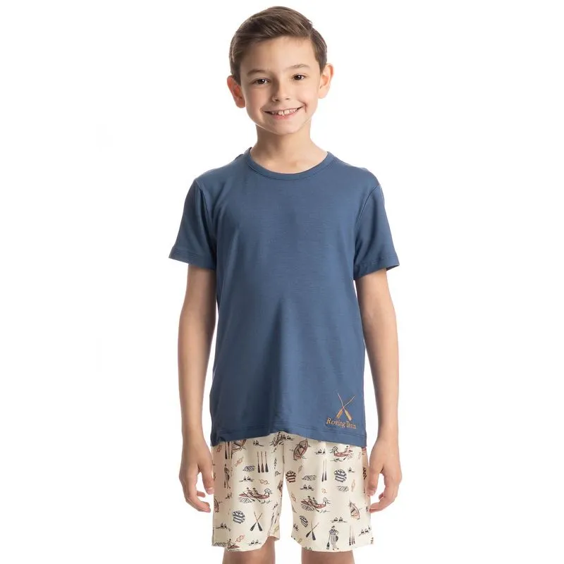 Pijama Infantil Curto Joaquim Azul-2/06