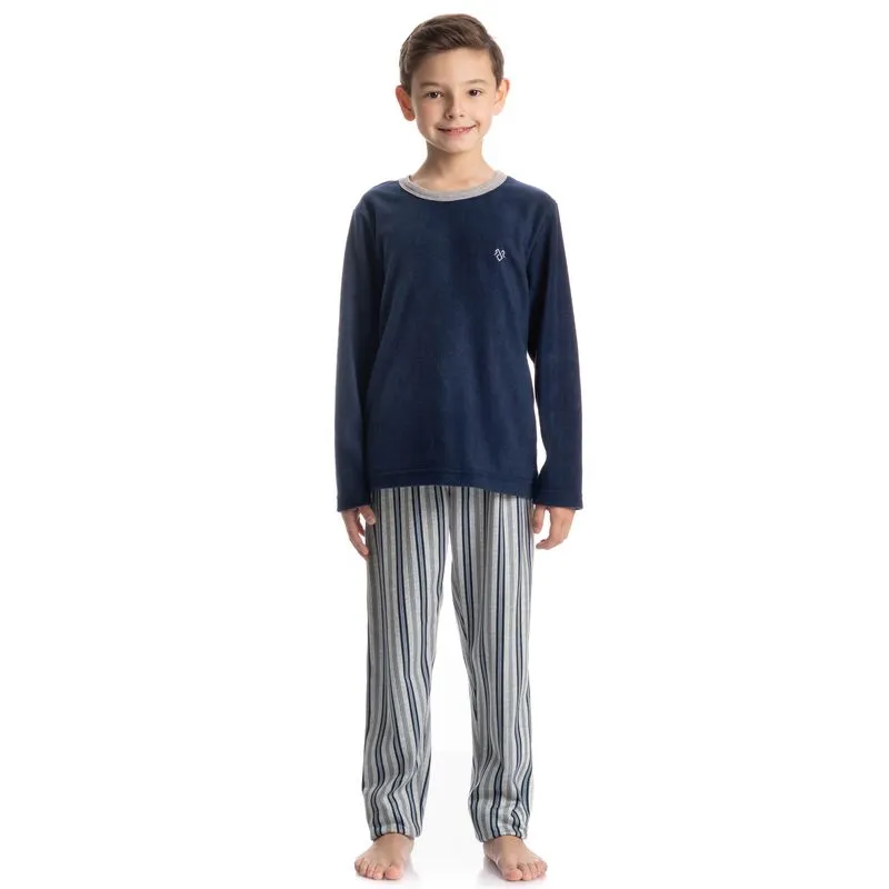 Pijama Infantil Masculino Liam Azul Marinho/06