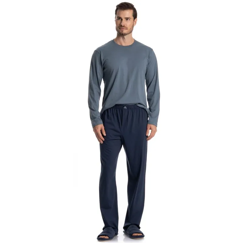 Pijama Masculino Longo Eric Azul-2/G