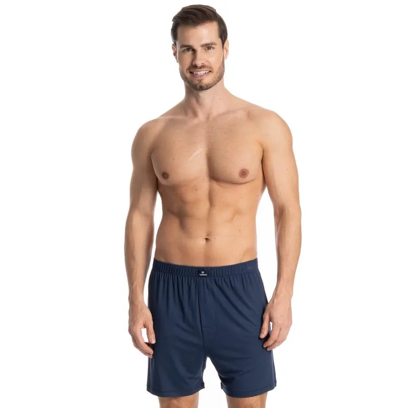 Boxer Masculina Visco Tombini Azul Marinho/GG