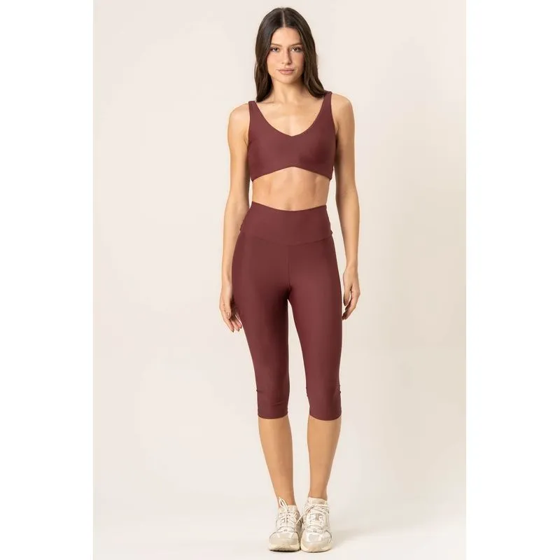 Calça Capri Studio Vinho/G