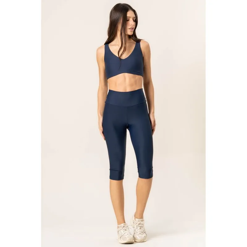 Calça Capri Studio Azul Marinho/G