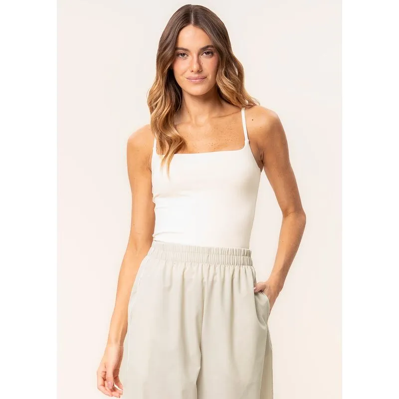 Regata Alcinha Contour Branco/G