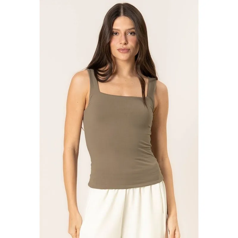 Regata Squareneck Trend Contour Verde/GG