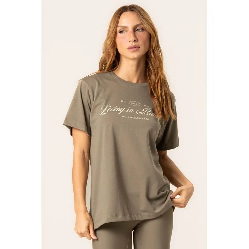 Camiseta Vivame Olive Vivame Verde/G