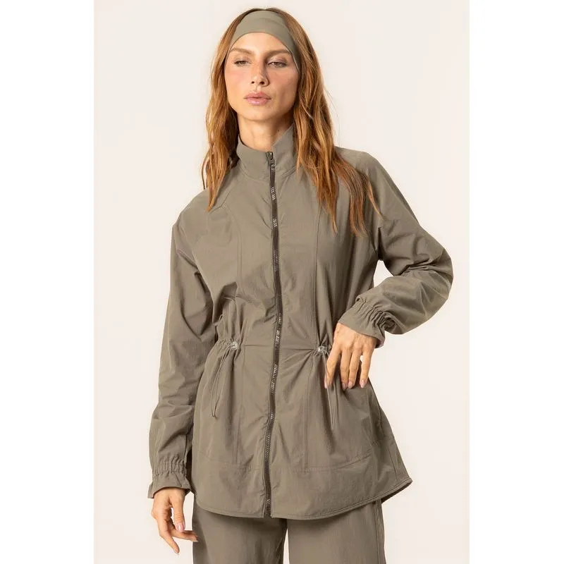 Parka Alongada Com Bolso Flex Vivame Verde/M