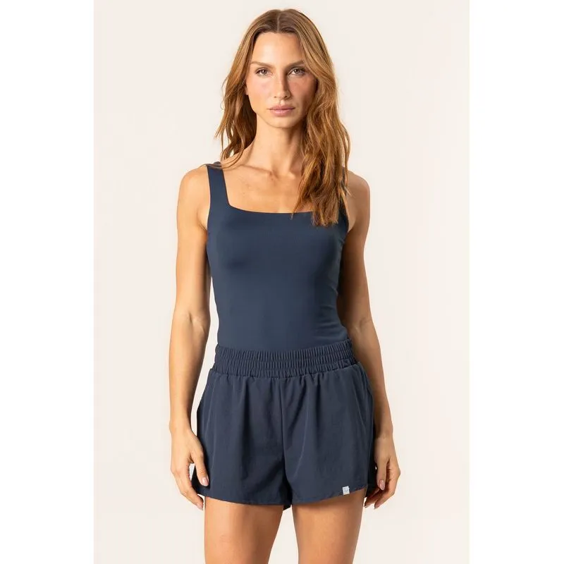 Shorts Duplo Transpassado Flex Vivame Azul Marinho/M