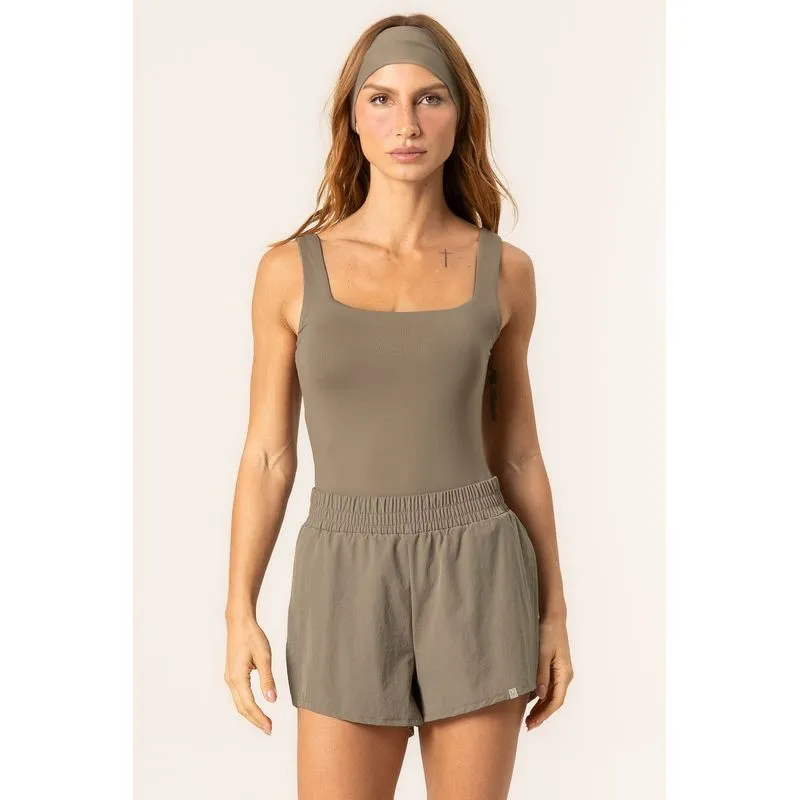 Shorts Duplo Transpassado Flex Vivame Verde/P