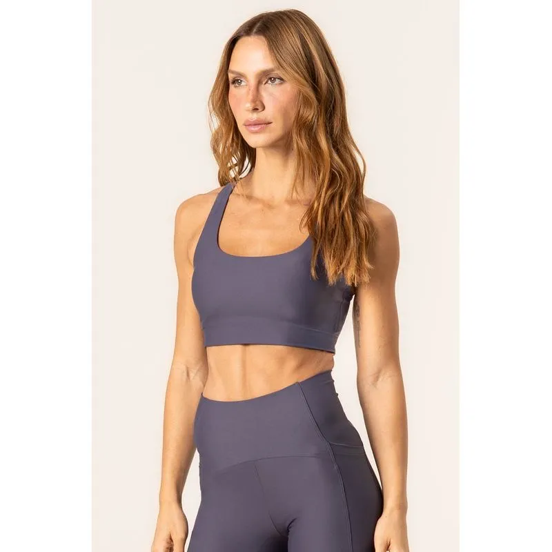 Top Nadador Com Bolso Color Elite Azul Marinho/G
