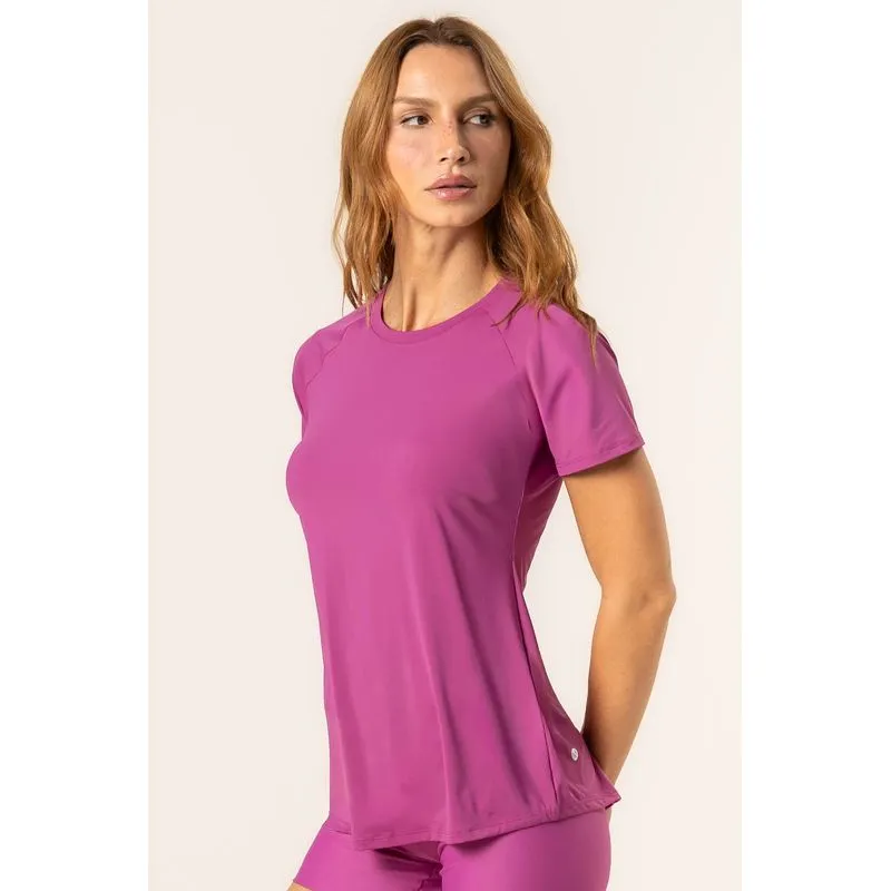 Camiseta Raglan Magenta Rosa-2/G