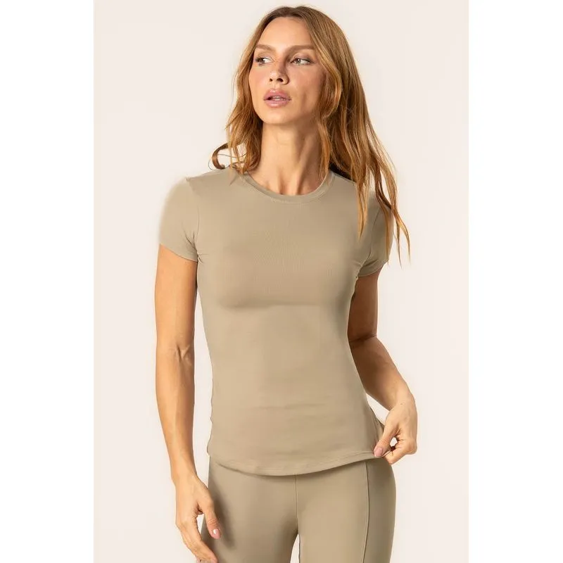 Camiseta Fit Urban Vivame Bege/G