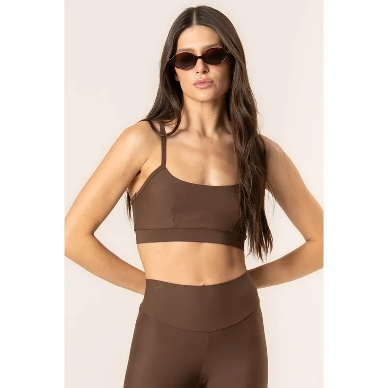 Top Nadador Alcinha Sprint Vivame Marrom/P