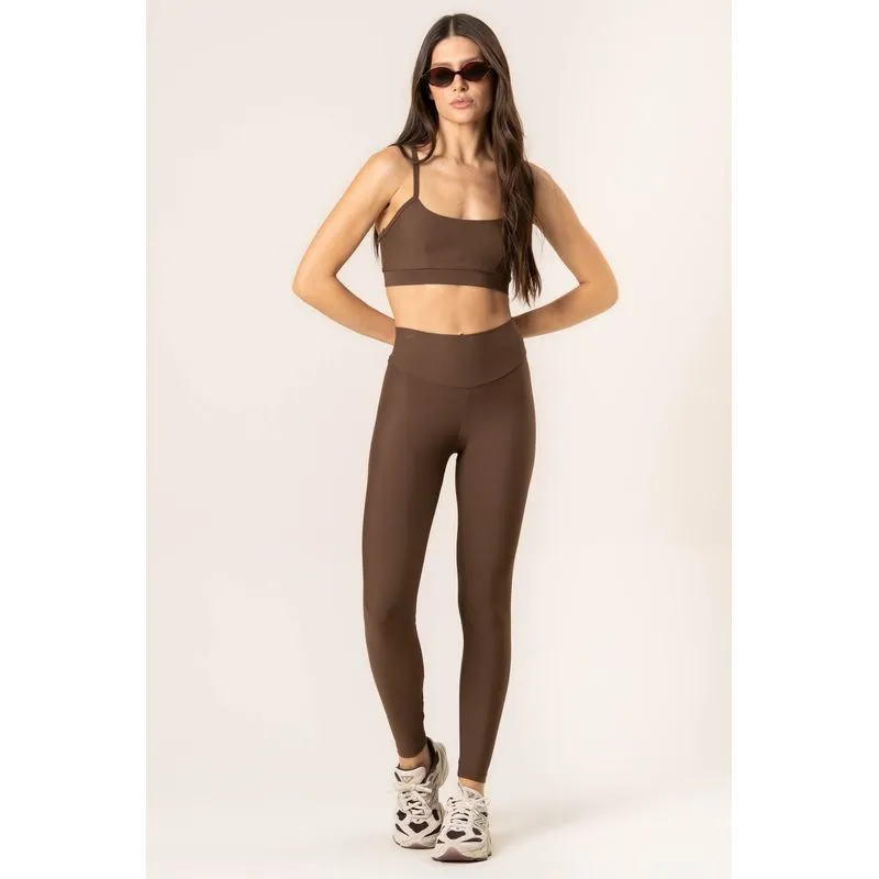 Calça Legging Comfort Shape Sprint Vivame Marrom/M