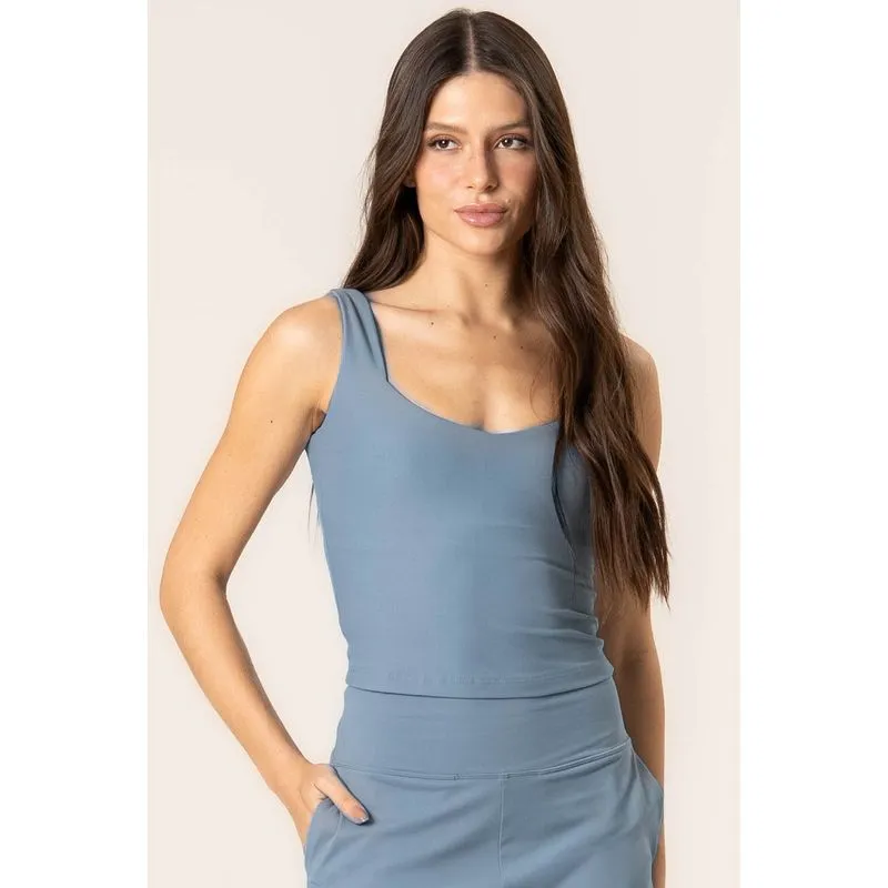 Top V Paralelo Sprint Vivame Azul/G