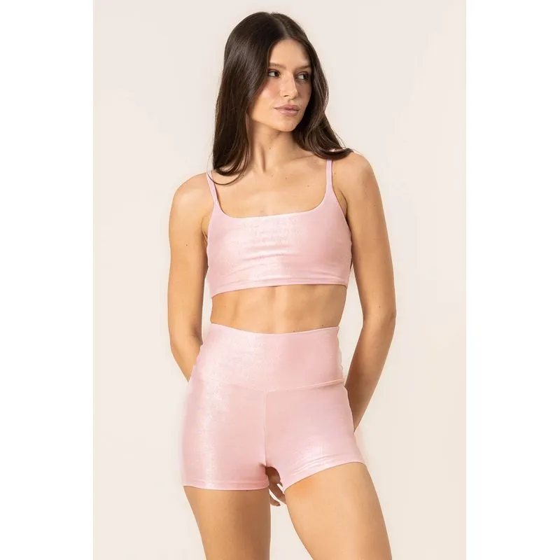 Shorts Curto Essential Shape Move Glow Vivame Rosa-3/M