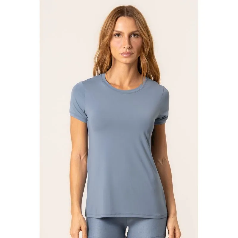 Camiseta Basic Move Glow Vivame Azul/M