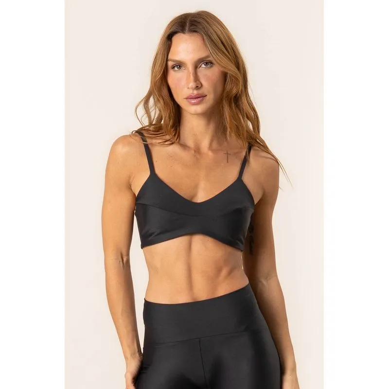 Top V Alcinha Core Vivame Preto/P
