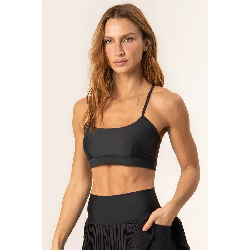 Top Nadador Alcinha Cardio Preto/M