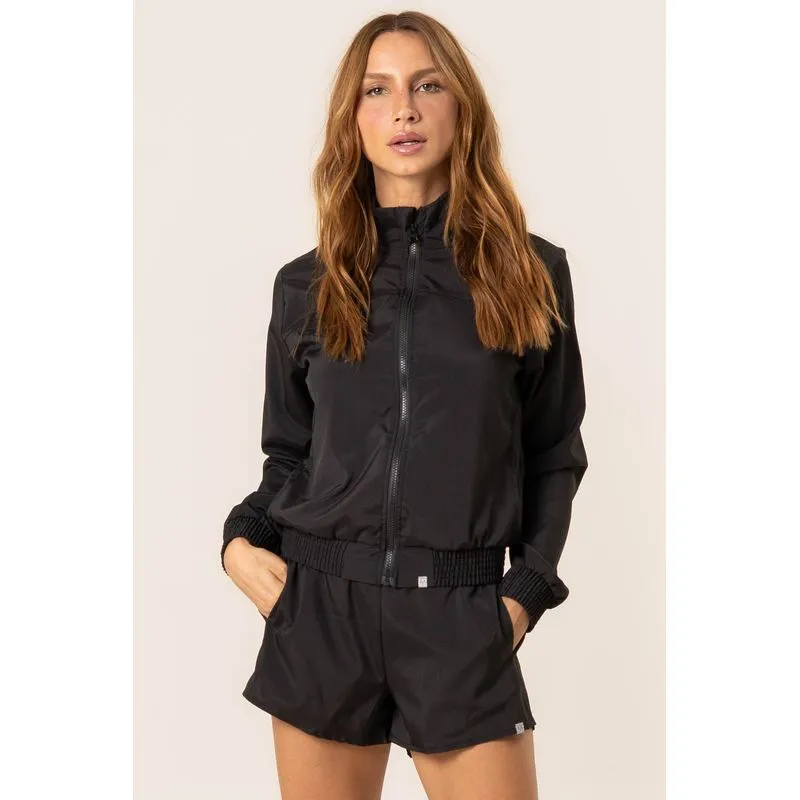 Shorts Duplo Com 2 Bolsos Race Vivame Preto/G