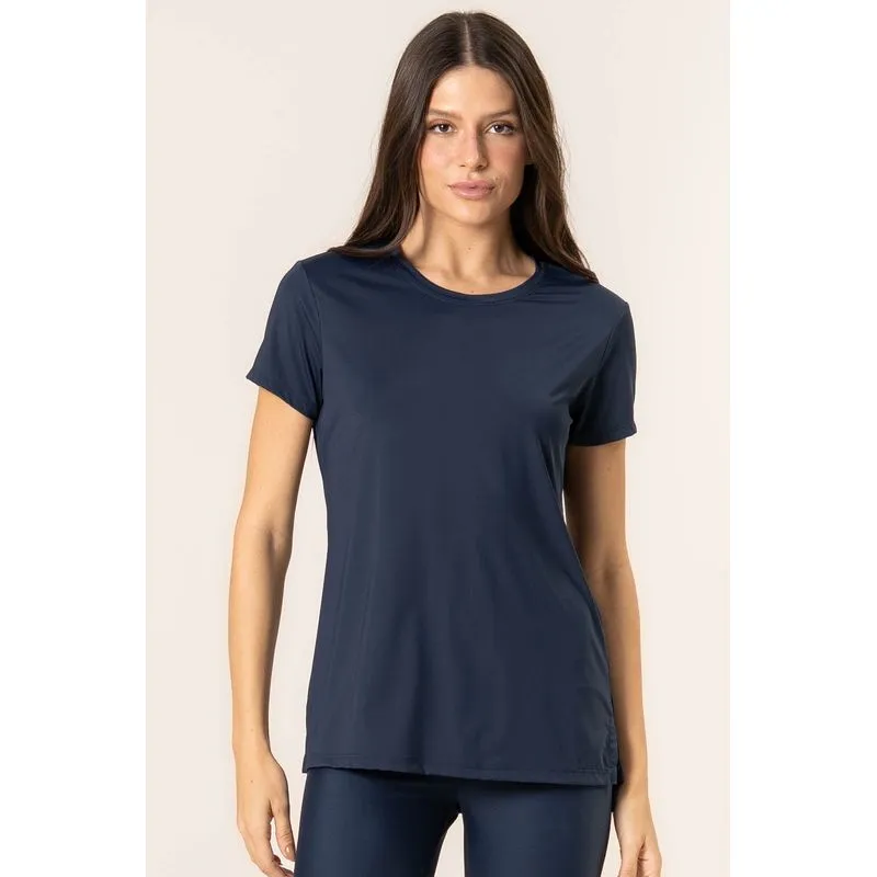 Camiseta Alongada Pulse Vivame Azul Marinho/P