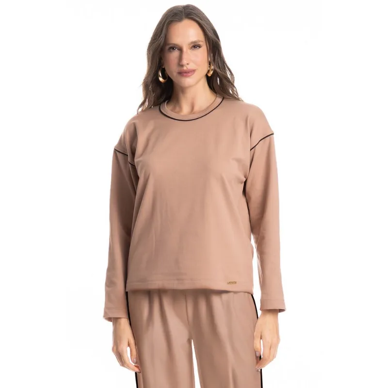 Blusa Manuela Marrom/M