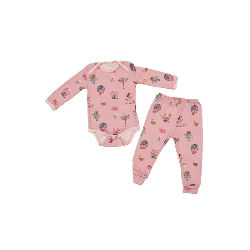 Conjunto Sitio Do Picapau Amarelo Baby Feminino Rosa-3/GG