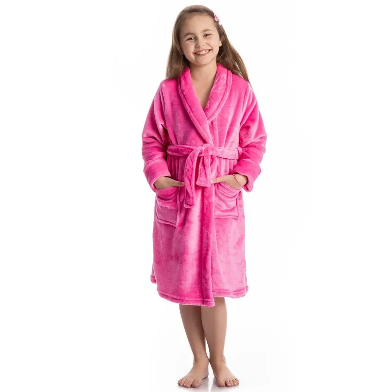 Robe Curto Infantil Manga Longa Lyla Spa Rosa-3/M