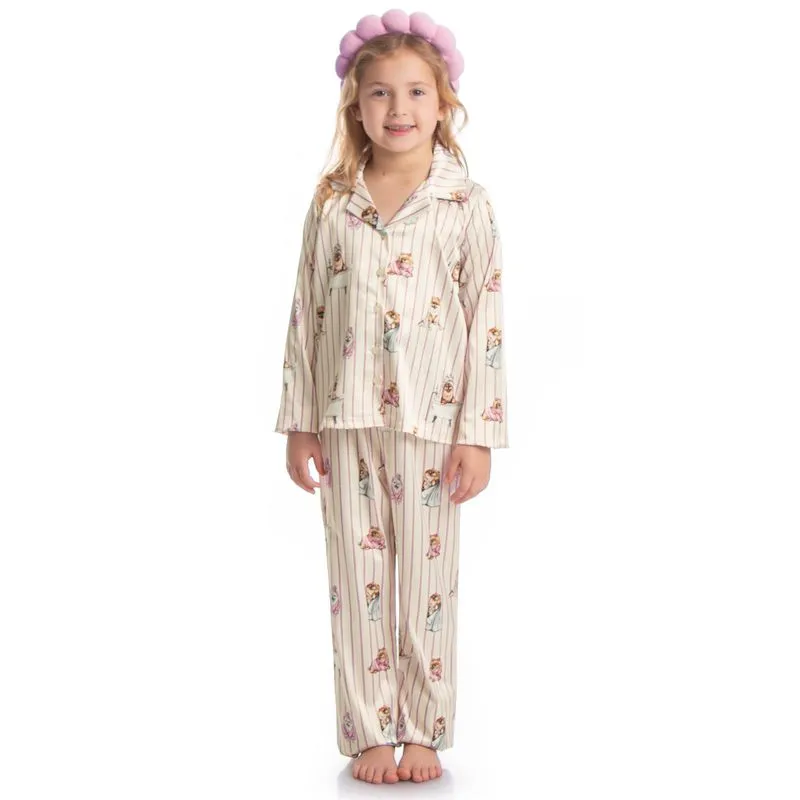 Pijama Longo Infantil Americano Lyla Spa Branco/04