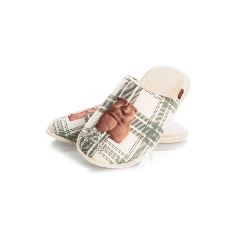 Chinelo Em Atoalhado Capivara Branco/37