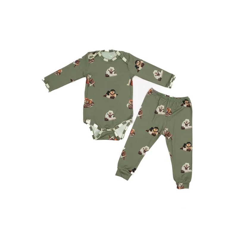 Conjunto Baby Country Moka Verde/M