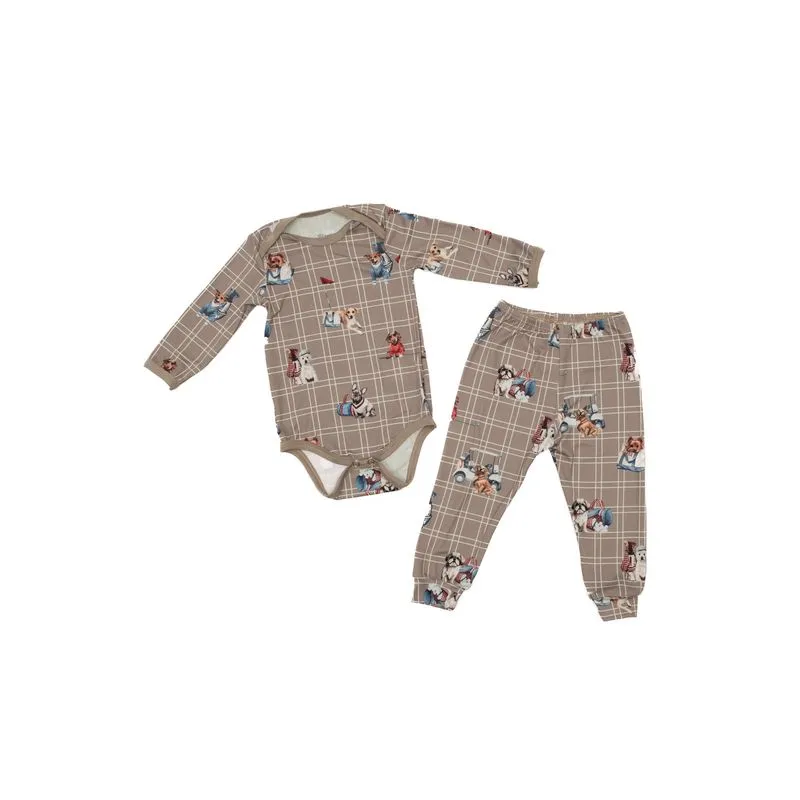 Conjunto Golf Dogs Baby Bege/XG