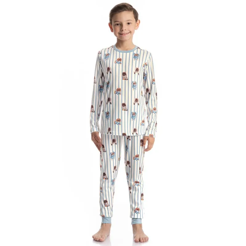 Pijama Infantil Masculino Slim Lyla Bunny Branco/14