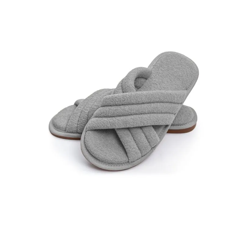 Chinelo Em Atoalhado Bia Cinza/39