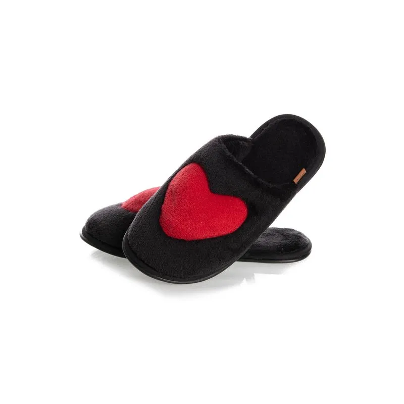 Chinelo Feminino Em Fleece Lovely Preto/35