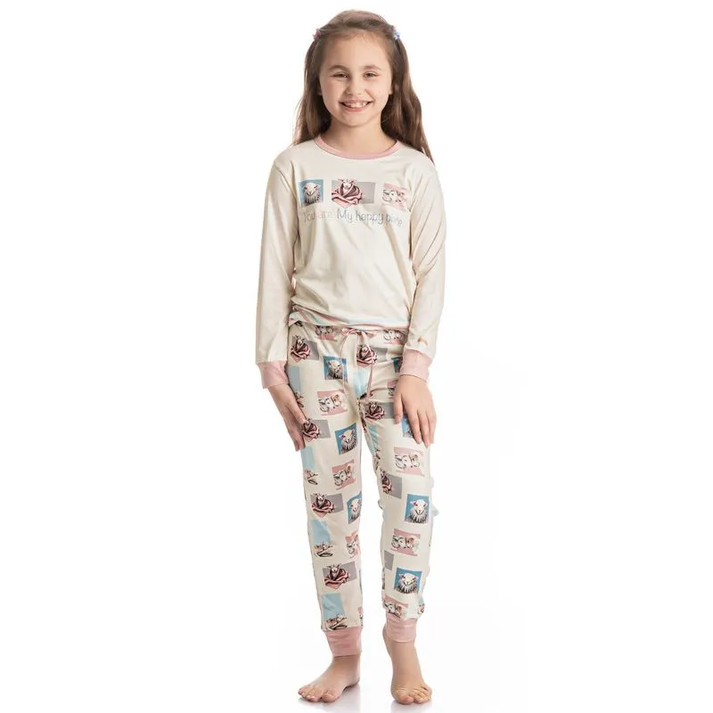 Pijama Longo Infantil Sheep Branco/14