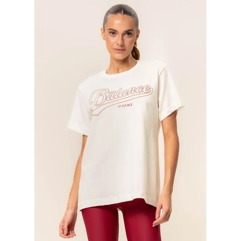 Camiseta Feminina Curve Vivame Bege/M