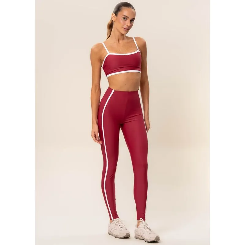 Calça Feminina Legging Invisible Slim Shape Curve Vivame Vermelho/G