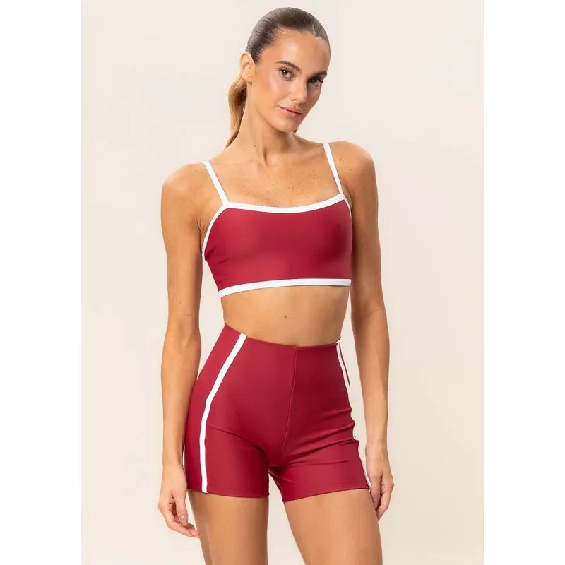 Shorts Curto Invisible Slim Shape Curve Vivame Vermelho/M
