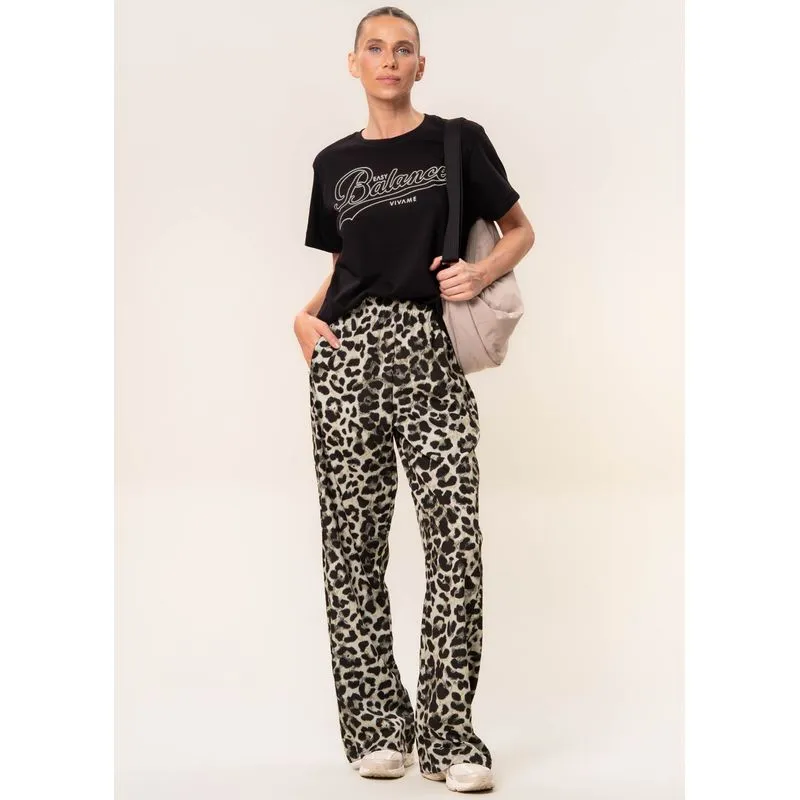 Calça Reta Com Bolsos Wild Vivame Marrom/PP