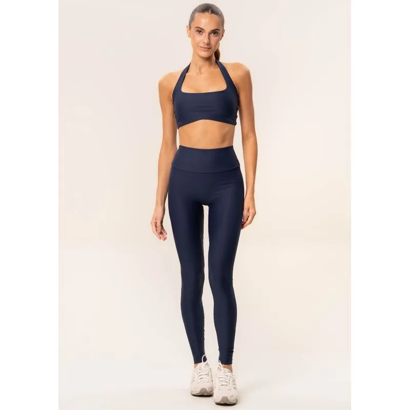 Calça Legging Seamless Shape Dual Core Vivame Azul Marinho/P