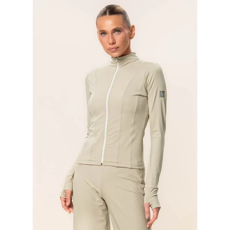 Jaqueta Fit Com Recortes Neutral Vivame Bege/M