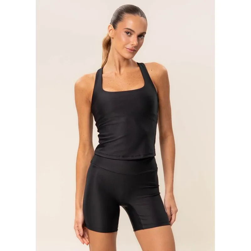 Shorts Médio Seamless Shape Balance Vivame Preto/G