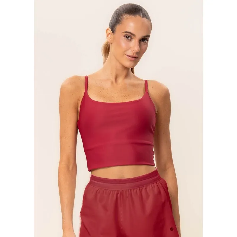 Top Crop Alcinha Dual Core Vivame Vermelho/M