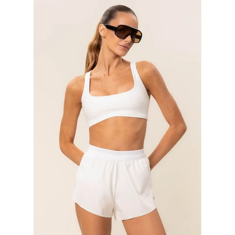 Shorts Plissado Cardio Vivame Branco/G