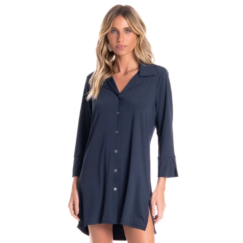 Camisa Feminina Breeze Azul Marinho/G