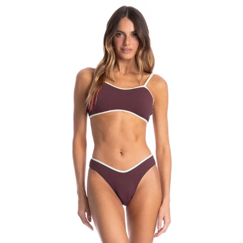 Biquíni Feminino Surfer Bicolor Vermelho/P