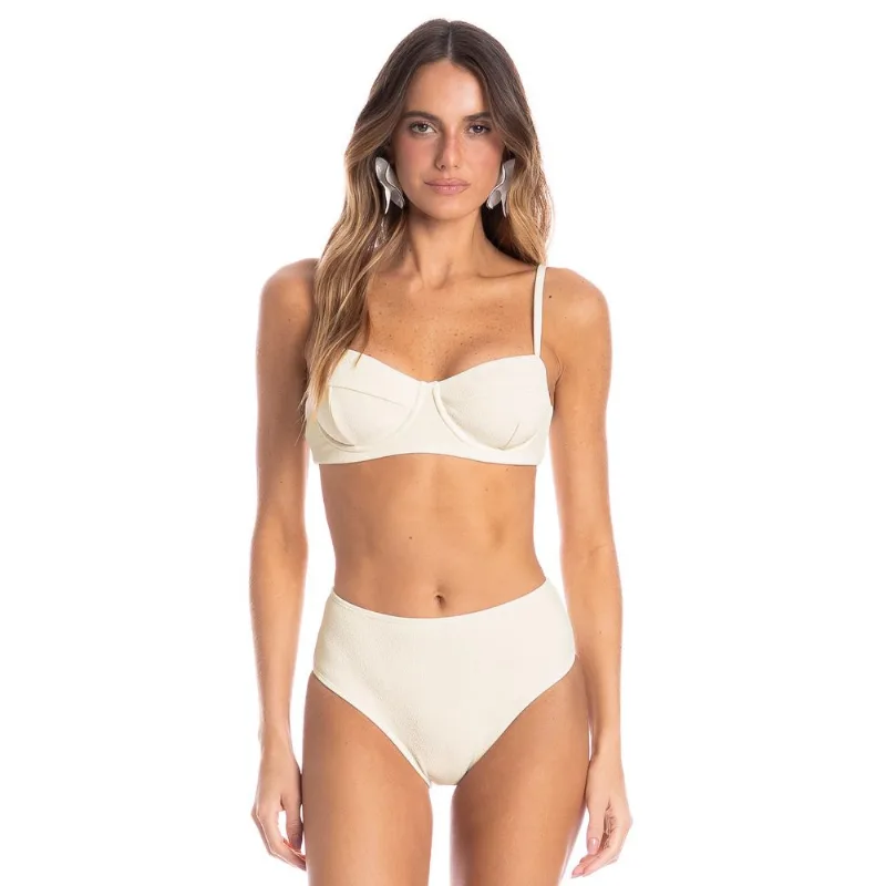 Biquíni Feminino Corset Alta Oásis Branco/P