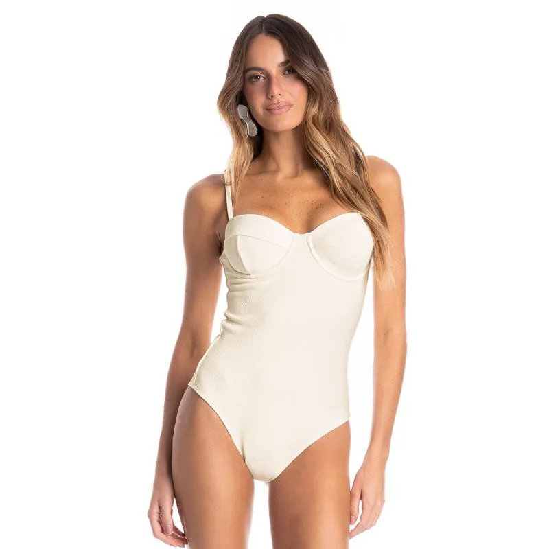 Maiô Feminino Corset Oásis Branco/G