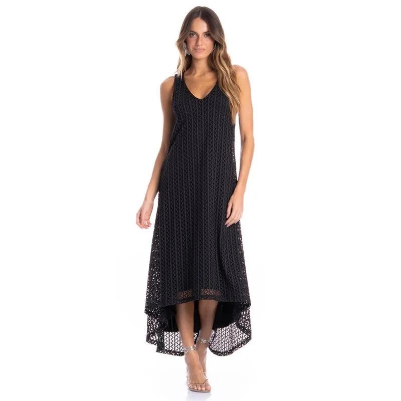 Vestido Feminino Mullet Oásis Preto/P